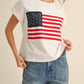 Jodifl - Ross American Flag Tee