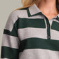 525 America - Women's Lennon Double Collar Rugby Top