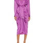 Steve Madden - SATIN TIE WAIST MIDI DRESS