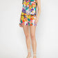 Entro - Floral High Waisted Shorts