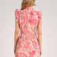 Elan - Adela Ruffle Floral Dress