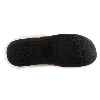 Isotoner - Women's Diamond Sweater Knit Hoodback Slipper