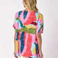 Crosby By Mollie Burch - Maxine Short Sleeve Floral Tunic Top