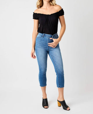Judy Blue - High Waist Pull On Denim Jeans