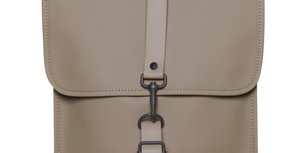 Rains Men's Mini Flap Backpack Beige Size Regular