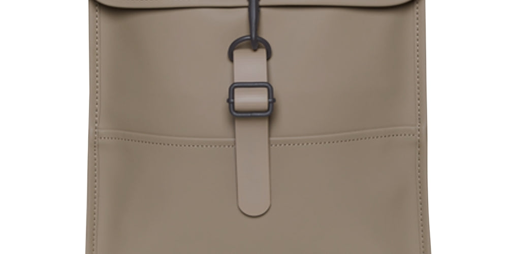 Rains Men's Mini Flap Backpack Beige Size Regular