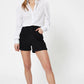 VERO MODA Women's Denim Shorts Black Size Medium