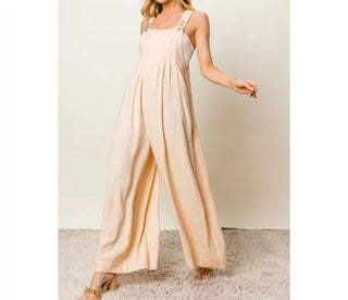 Bibi - Oatmeal Jumpsuit