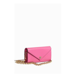 Ganni Women's Envelope Chain Wallet Pink