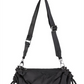 Ganni Small Quilted Recycled Polyester Duffle Bag Black