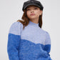 VERO MODA Women's Lessa Knitted Pullover Blue