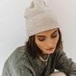 VERO MODA Women's Zooey Ribbed Beanie Green One Size