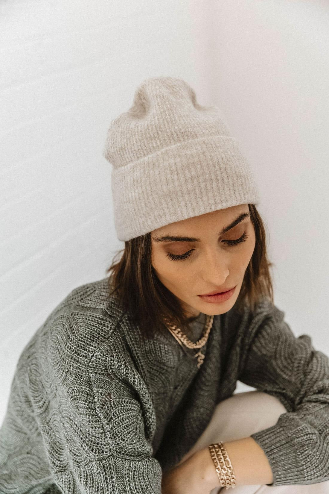 VERO MODA Women's Zooey Ribbed Beanie Green One Size