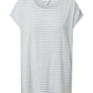 VERO MODA Women's Ava Stripe T-Shirt Blue Size Medium