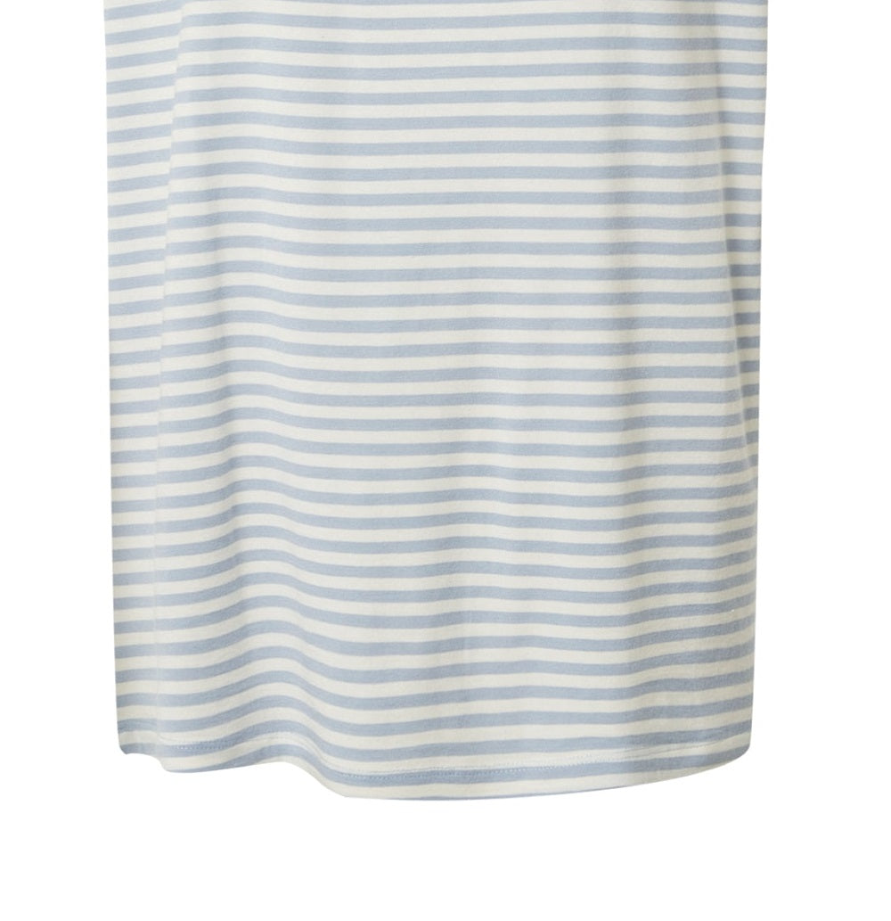 VERO MODA Women's Ava Stripe T-Shirt Blue Size Medium