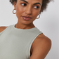VERO MODA Women's Top Gray Size Medium