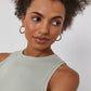 VERO MODA Women's Top Gray Size Medium