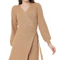 VERO MODA Women's Alexandria Knitted Dress Brown Size Medium