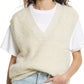VERO MODA Women's Lucia Sweater Vest Beige Size Medium