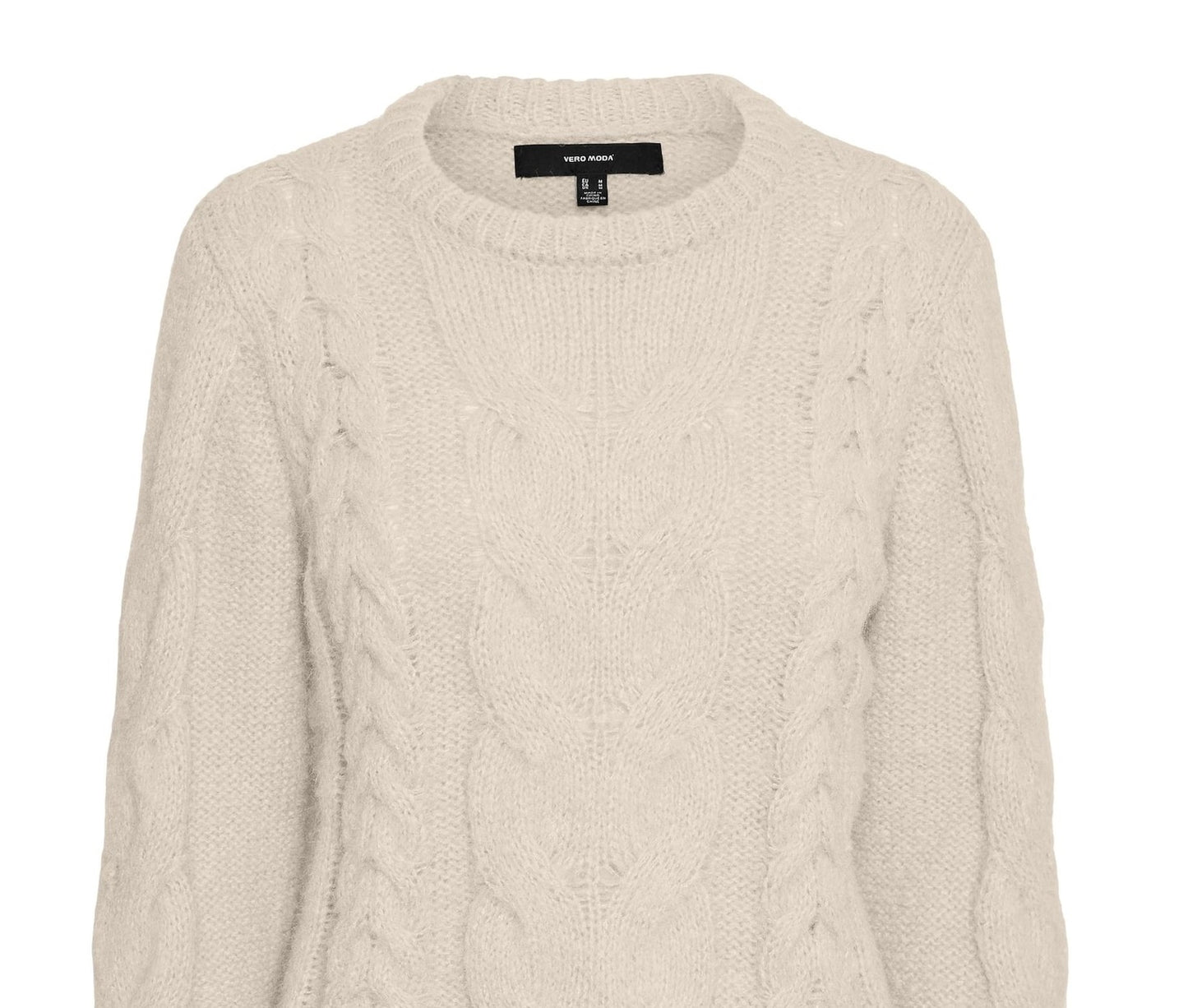 VERO MODA Women's Sweater Brown Size Medium