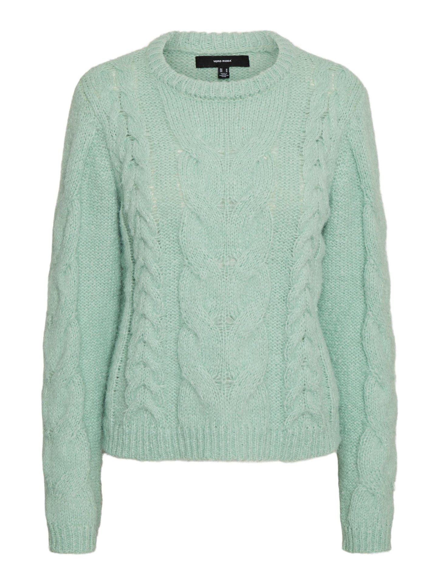 VERO MODA Women's Sweater Green Size X-Large