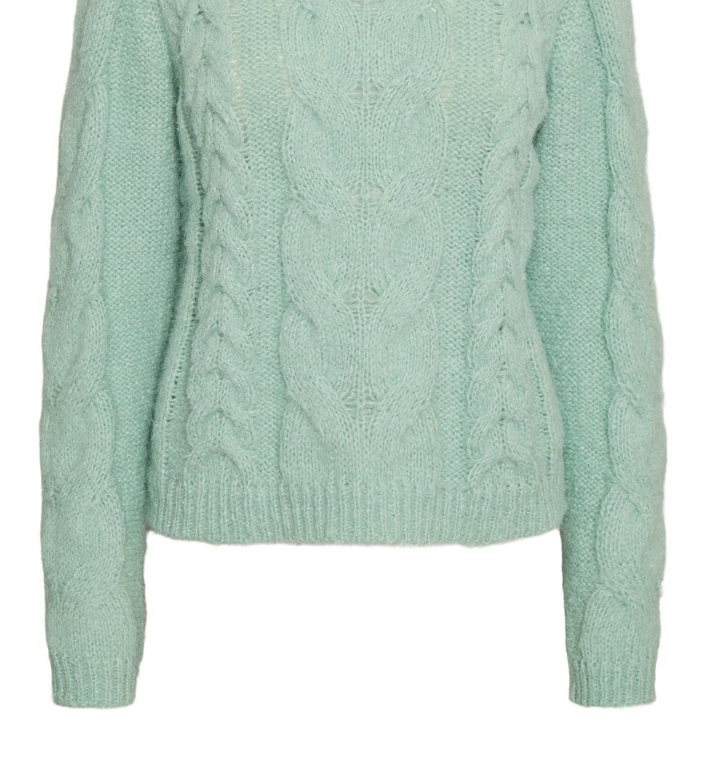 VERO MODA Women's Sweater Green Size X-Large