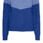 VERO MODA Women's Lessa Knitted Pullover Blue