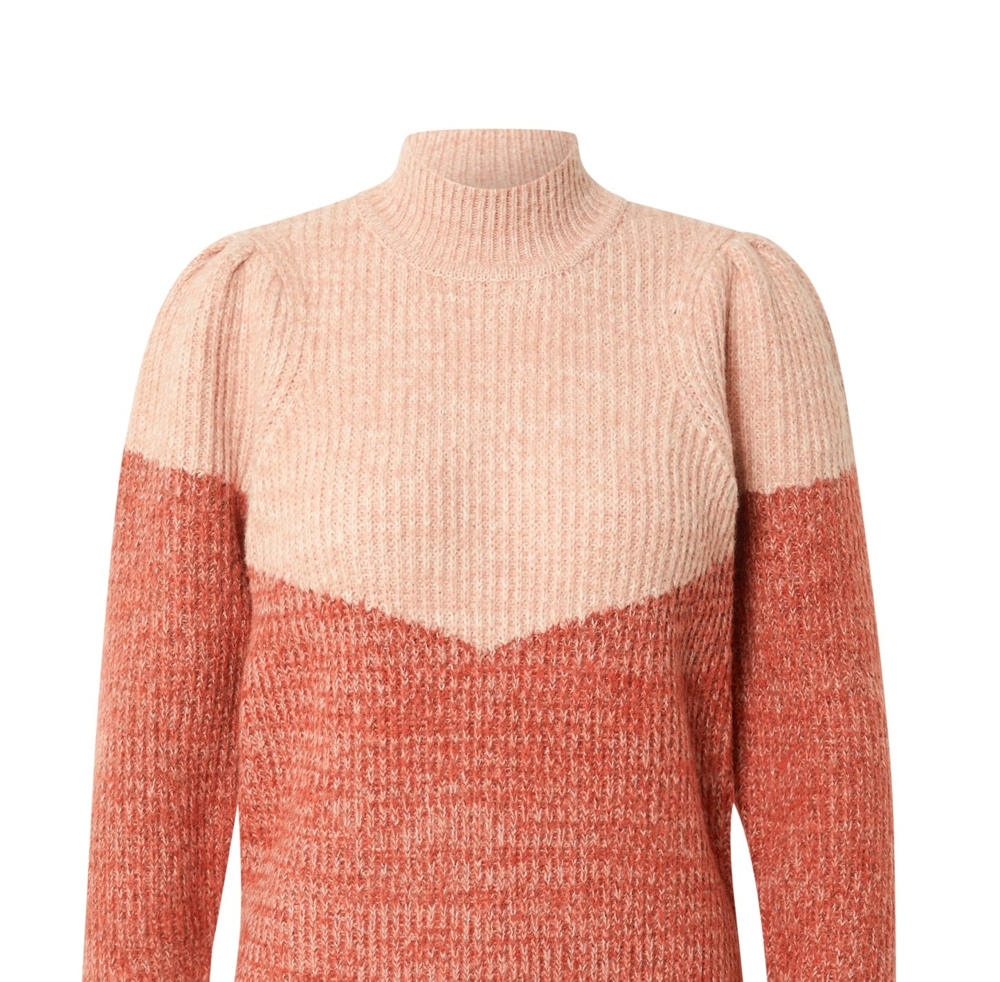VERO MODA Women's Lessa Knitted Pullover Brown Size Medium