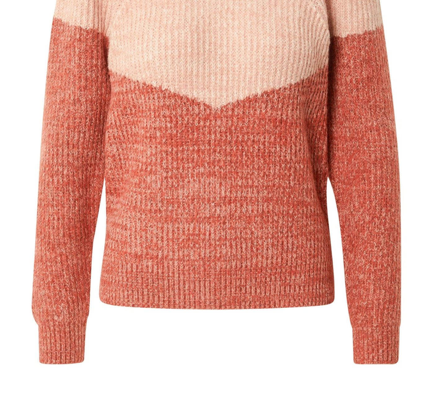 VERO MODA Women's Lessa Knitted Pullover Brown Size Medium