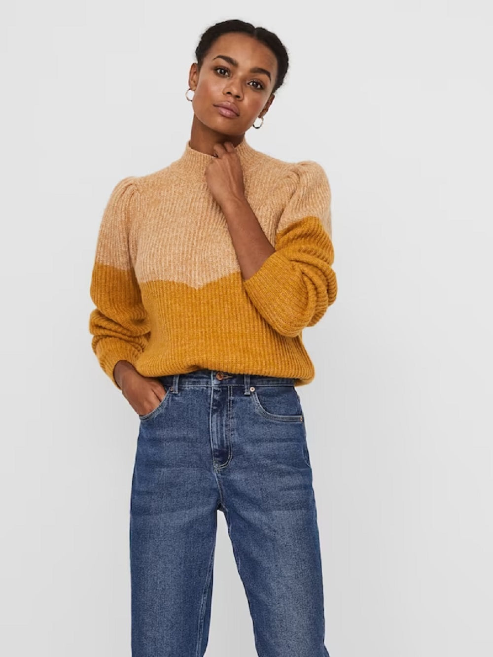 VERO MODA Women's Sweater Brown