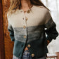 VERO MODA Women's Delaine Knitted Cardigan Green Size Small
