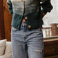 VERO MODA Women's Delaine Knitted Cardigan Green Size Small