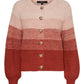 VERO MODA Women's Knit Cardigan Pink Size X-Large