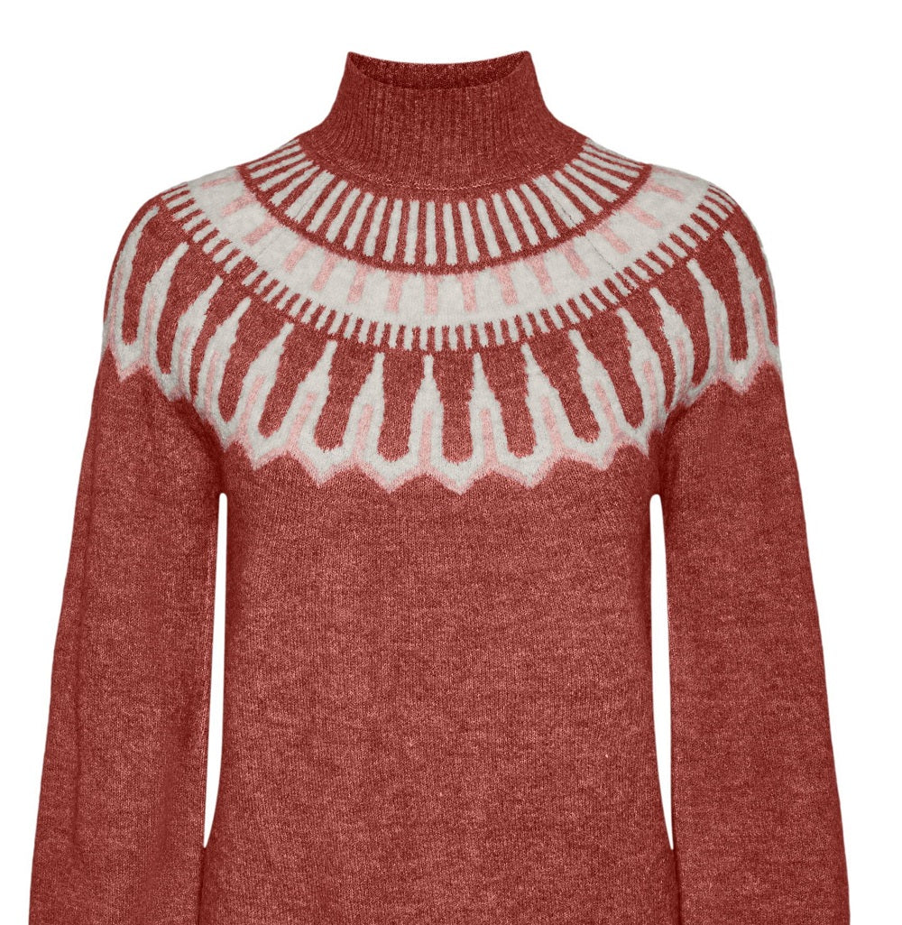VERO MODA Women's Sweater Red Size X-Small