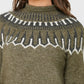 VERO MODA Women's Amora Sweater Green
