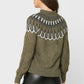 VERO MODA Women's Amora Sweater Green