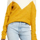 Anns Cottage Women's Plaza Block Jumper Yellow Size Medium