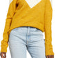Anns Cottage Women's Plaza Block Jumper Yellow Size Medium