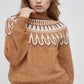 VERO MODA Women's Amora Sweater Brown
