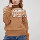 VERO MODA Women's Amora Sweater Brown