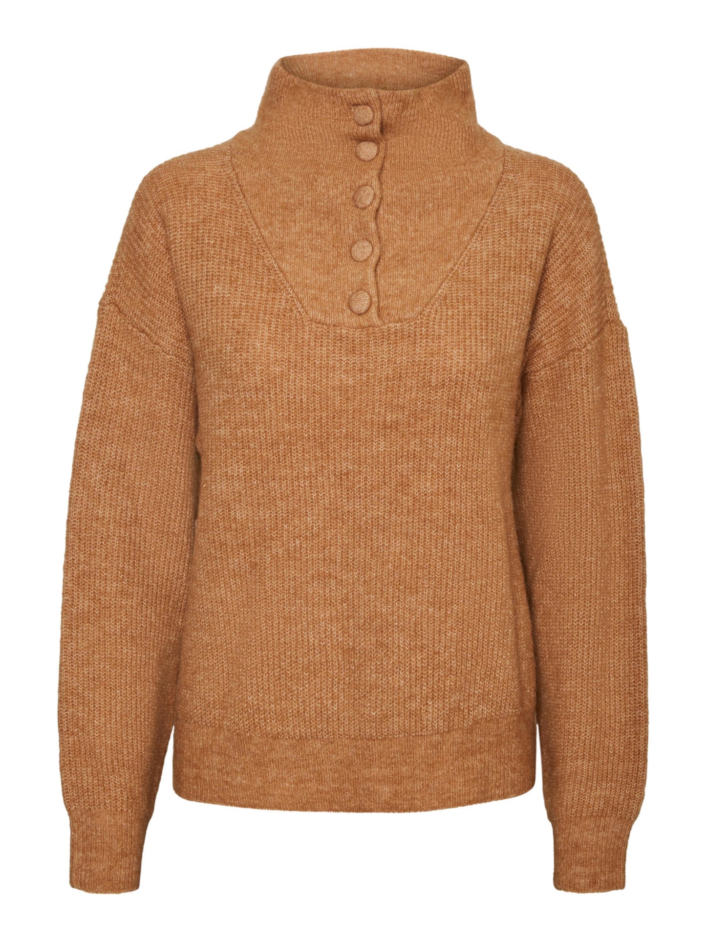 VERO MODA Women's Sweater Brown Size Medium