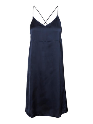 VERO MODA Women's Serein Mini Slip Dress Blue