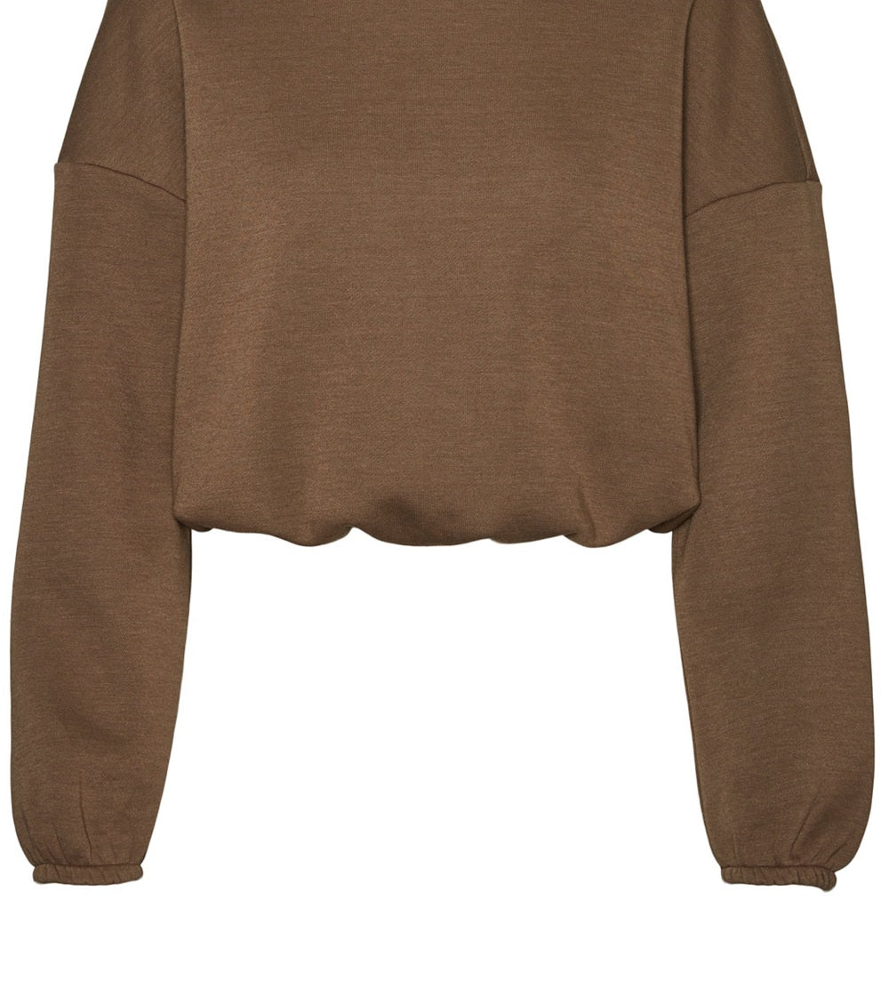VERO MODA Women's Sweatshirt Brown