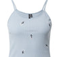 VERO MODA Women's Jeanette Tank Top Blue