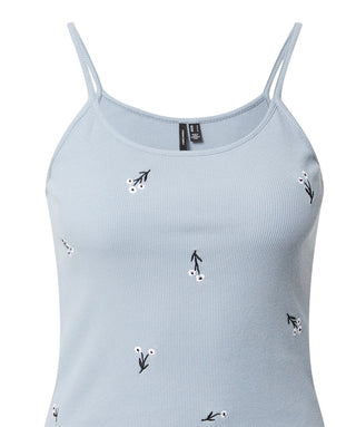 VERO MODA Women's Jeanette Tank Top Blue