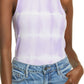 VERO MODA Women's Tie Dye Tank Top Purple