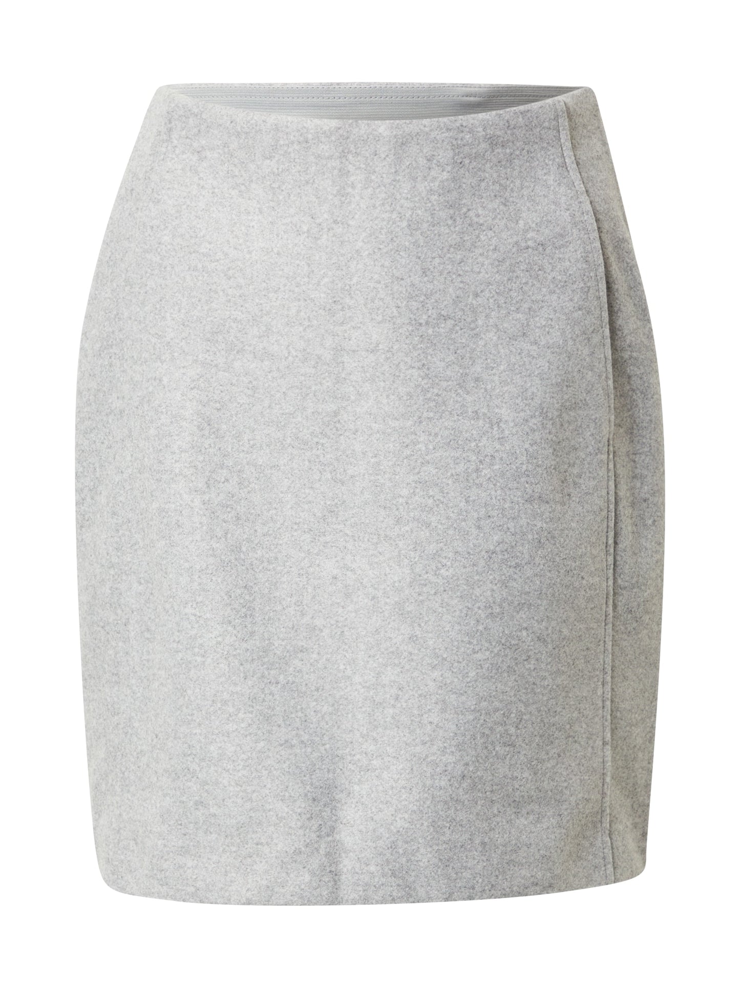 VERO MODA Women's Recycled Straight Mini Skirt Gray Size Large