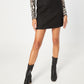 VERO MODA Women's Recycled Straight Mini Skirt Black