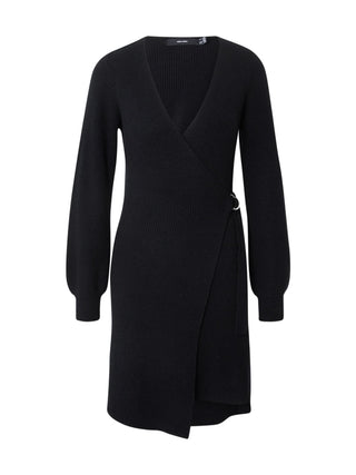 VERO MODA Women's Alexandria Knitted Dress Black