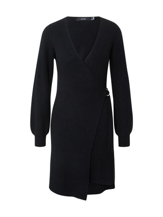 VERO MODA Women's Alexandria Knitted Dress Black
